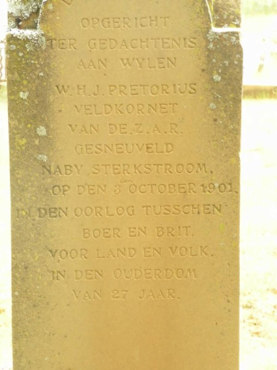 PRETORIUS W.H.J. -1901