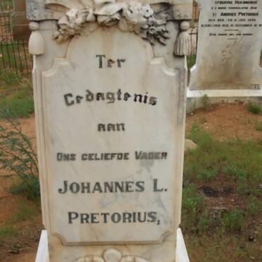 PRETORIUS Johannes L. 1874-1941