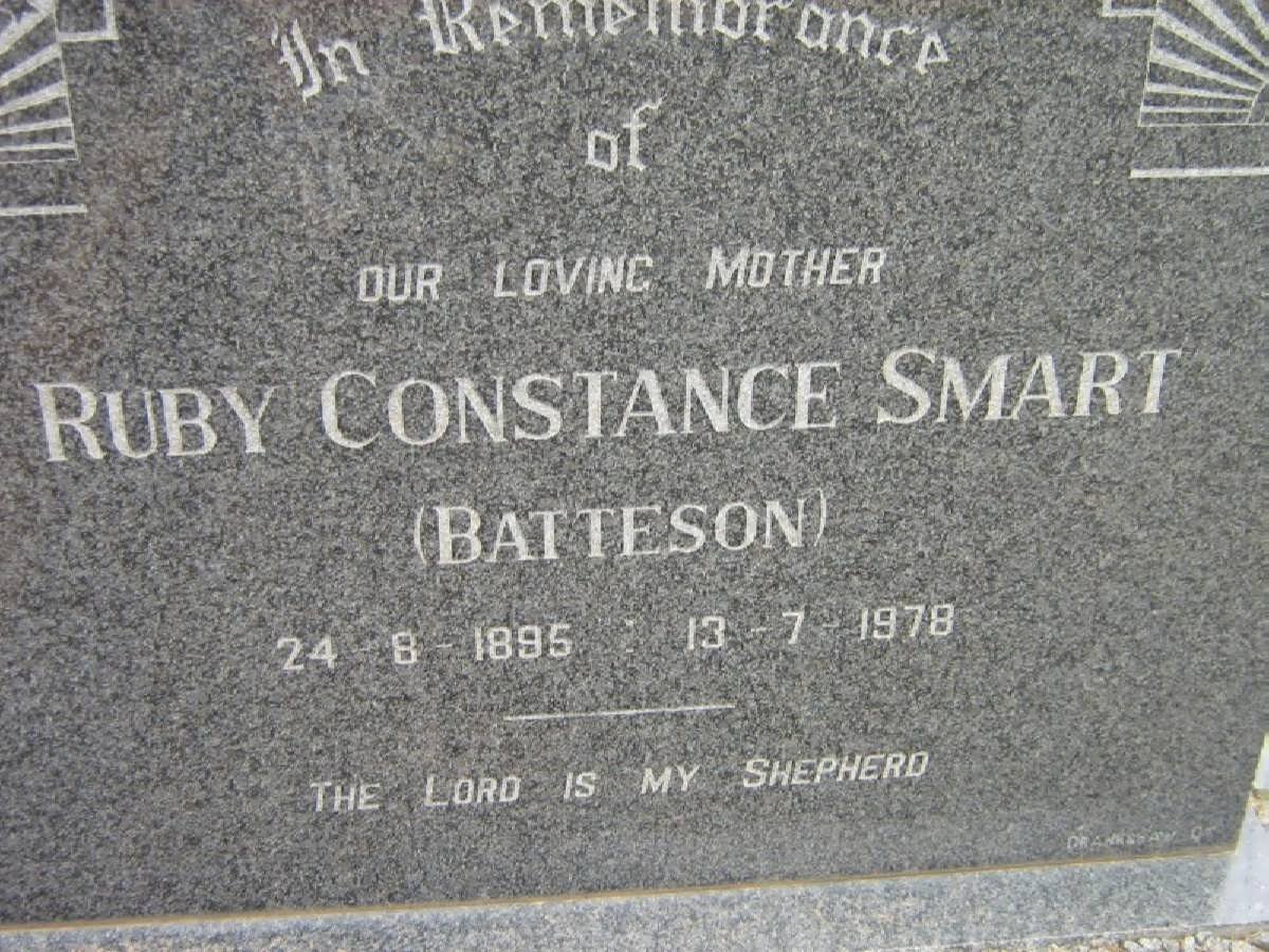 SMART Ruby Constance nee BATTESON 1895-1978