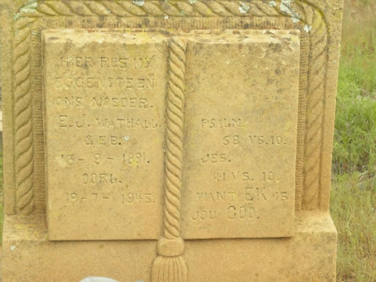 WATHALL E.J. 1881-1945