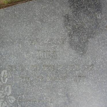 ?? Dora nee VAN DEN BERG  1905-1977