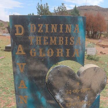 DAVANI Dzinina Thembisa Gloria 1977-2005