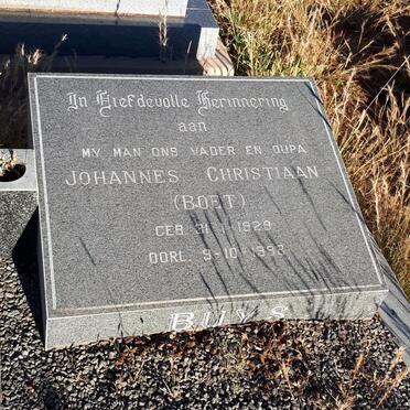 BUYS Johannes Christiaan 1929-1998