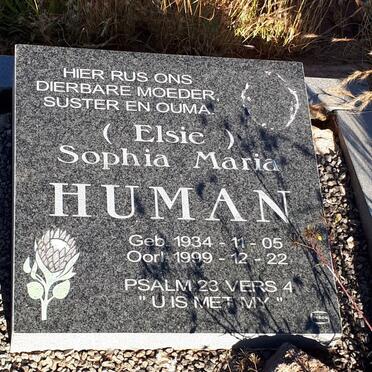 HUMAN Sophia Maria 1934-1999