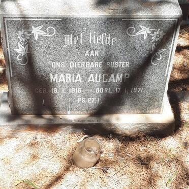 AUCAMP Maria 1916-1971