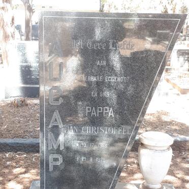 AUCAMP Jan Christoffel 1913-1975 &amp; Nellian Beatrix GREEFF 1921-2001