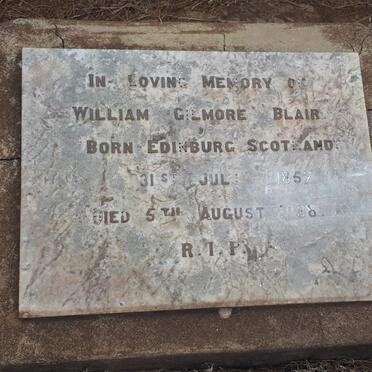 BLAIR William Gilmore 1857-1938