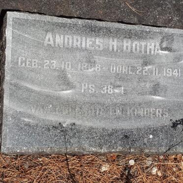 BOTHA Andries H. 1868-1941