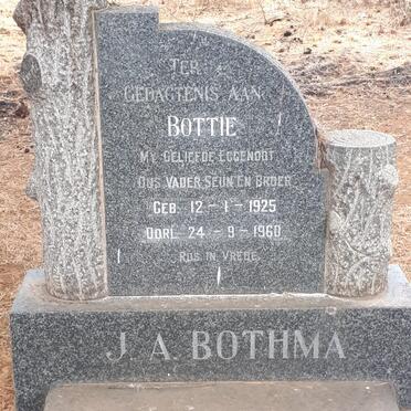 BOTHMA J.A. 1925-1960