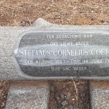 COETZEE Stefanus Cornelius 1867-1926
