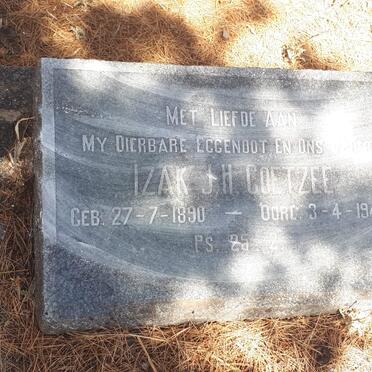 COETZEE Izak J.H. 1890-1944