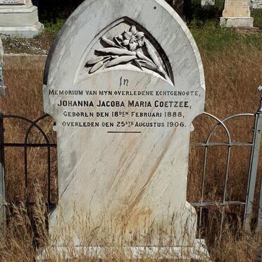 COETZEE Johanna Jacoba Maria 1888-1906
