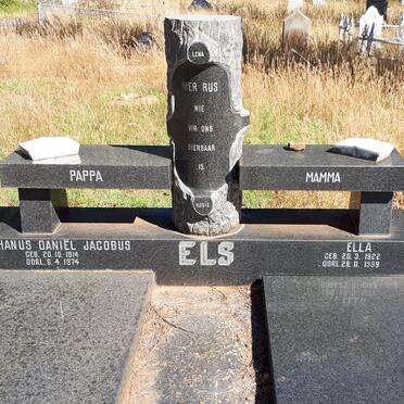 ELS Stephanus Daniel Jacobus 1914-1974 &amp; Ella 1922-1999