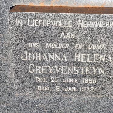 GREYVENSTEYN Johanna Helena 1890-1979