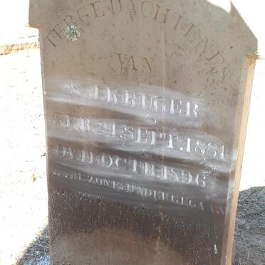 KRUGER S.J. 1881-1896