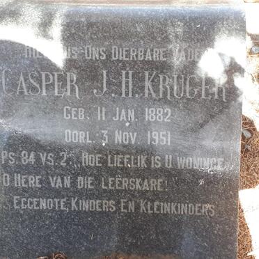 KRUGER Casper J.H. 1882-1951