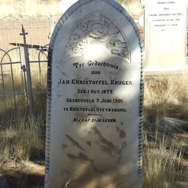 KRUGER Jan Christoffel 1877-1901