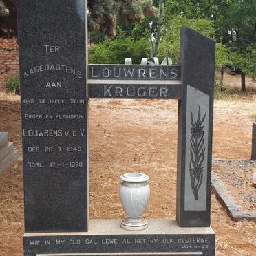 KRUGER Louwrens v.d.V. 1949-1970