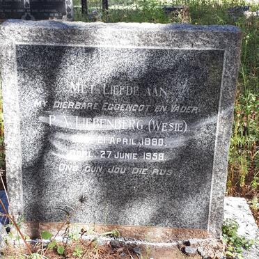 LIEBENBERG P.A. 1890-1959