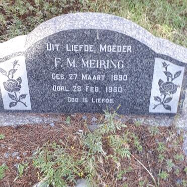MEIRING F.M. 1890-1960