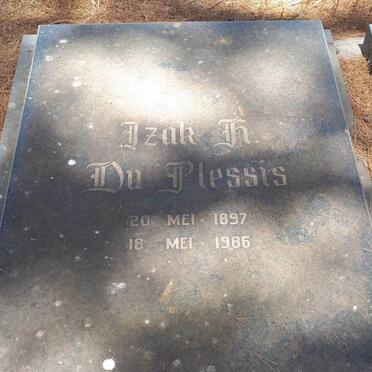 PLESSIS Izak H., du 1897-1986