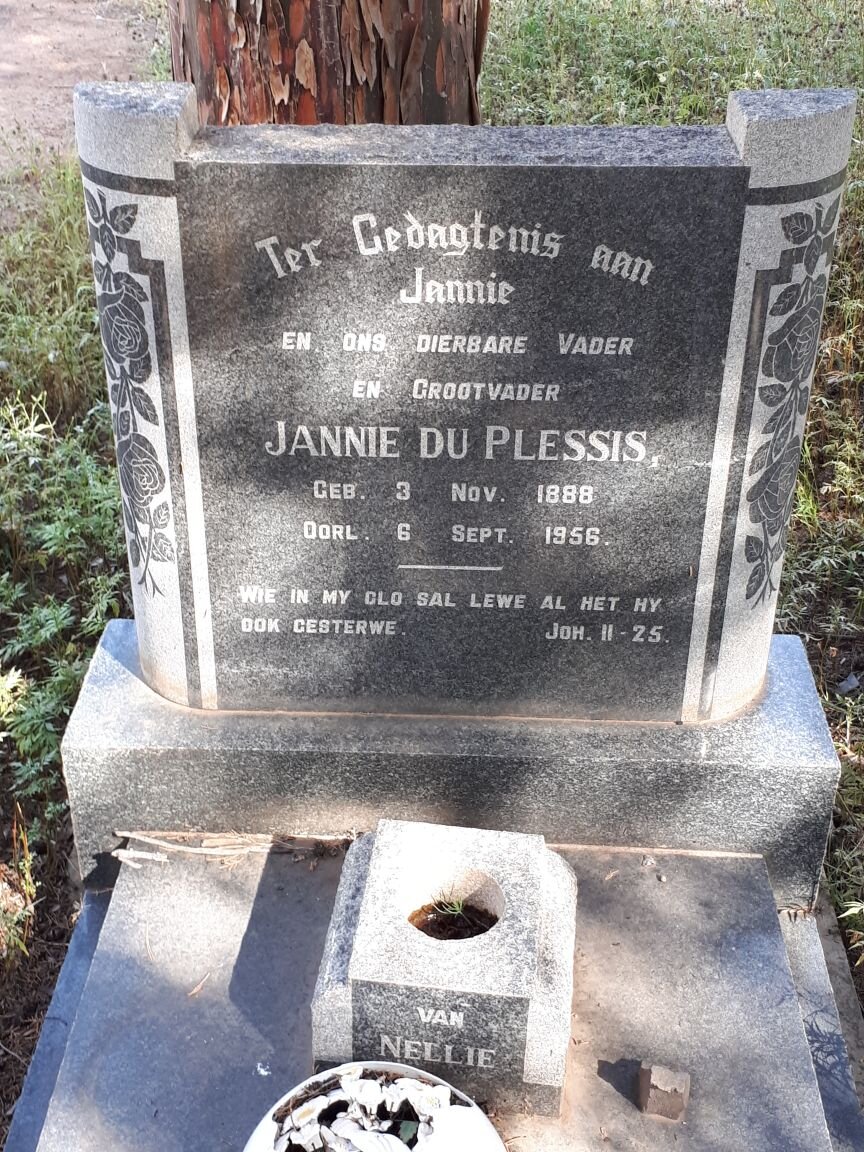 PLESSIS Jannie, du 1888-1956