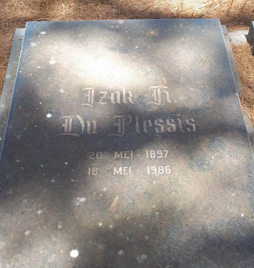 PLESSIS Izak H., du 1897-1986