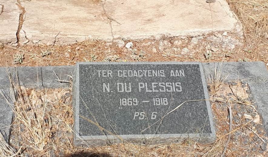 PLESSIS N., du 1869-1918
