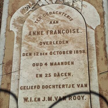 ROOY Anne Francoise, van -1898