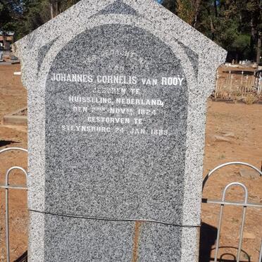 ROOY Johannes Cornelius, van 1824-1889