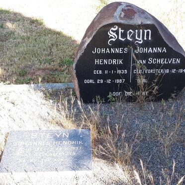 STEYN Johannes Hendrik 1935-1987 &amp; Johanna van Schelven VORSTER 1940