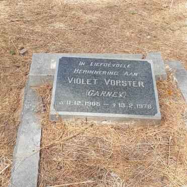 VORSTER Violet nee CARNEY 1905-1976