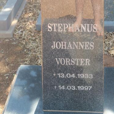 VORSTER Stephanus Johannes 1933-1997
