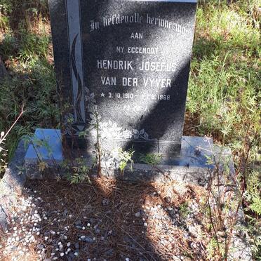 VYVER Hendrik Josefus, van der 1910-1968