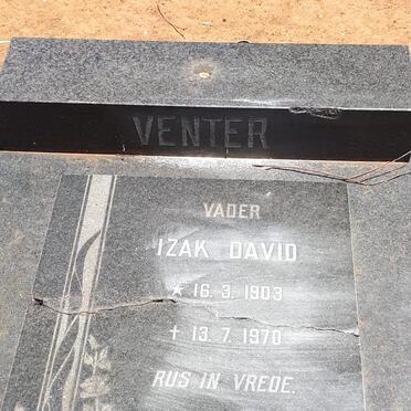 VENTER Izak David 1903-1970