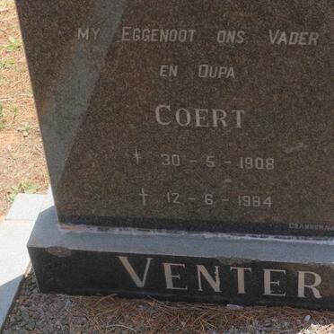VENTER Coert 1908-1984