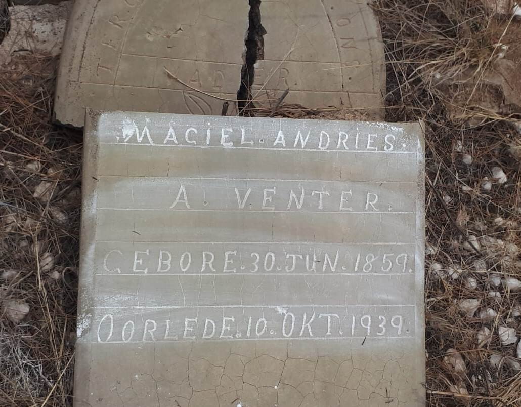 VENTER Magiel Andries A. 1859-1939