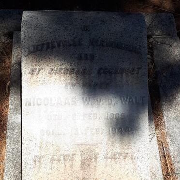 WALT Nicolaas W., v.d. 1905-1944