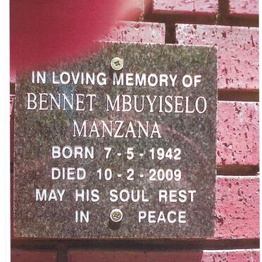 MANZANA Bennet Mbuyiselo 1942-2009
