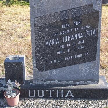 BOTHA Maria Johanna 1902-1984
