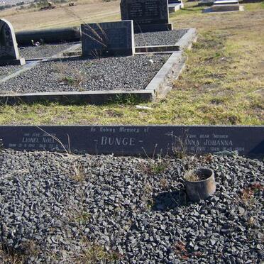 BUNGE Lionel Noel 1941-1965 :: Anna Johanna BUNGE 1915-1964