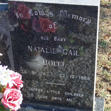 BOLTT Natalie Gail 1967-1968