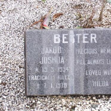 BESTER Jakob Joshua 1934-1978.