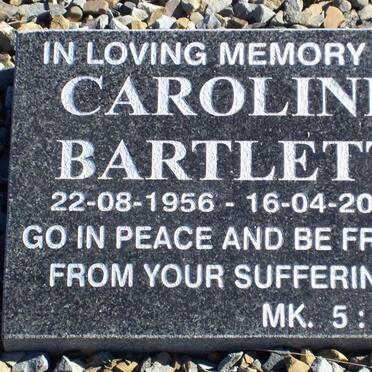 BARTLETT Caroline 1956-2006