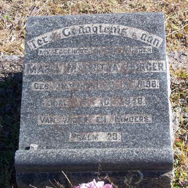 BURGER Maria Magritha nee HATTINGH 1898-1948