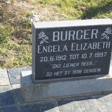BURGER Engela Elizabeth 1912-1997