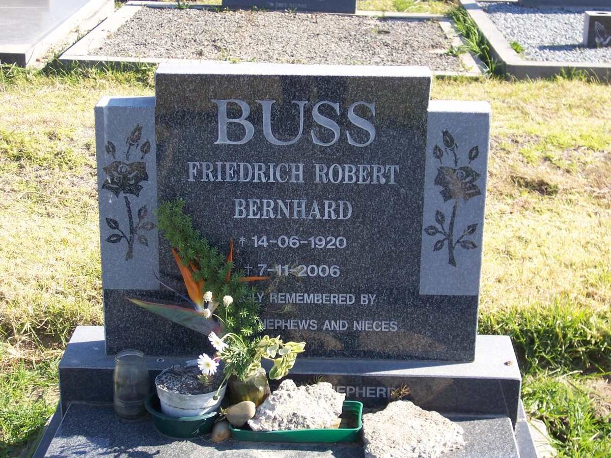 BUSS Friedrich Robert Bernhard 1920-2006