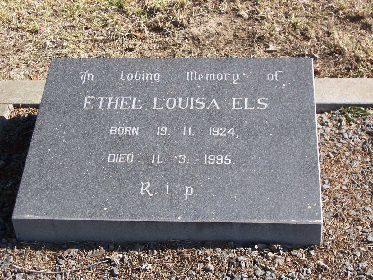 ELS Ethel Louisa 1924-1995