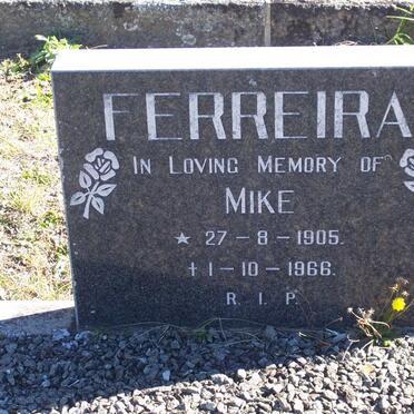 FERREIRA Mike 1905-1966