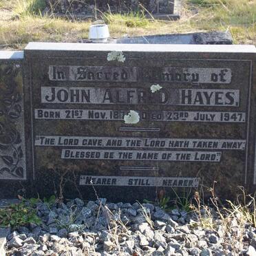 HAYES John Alfred 197?-1947